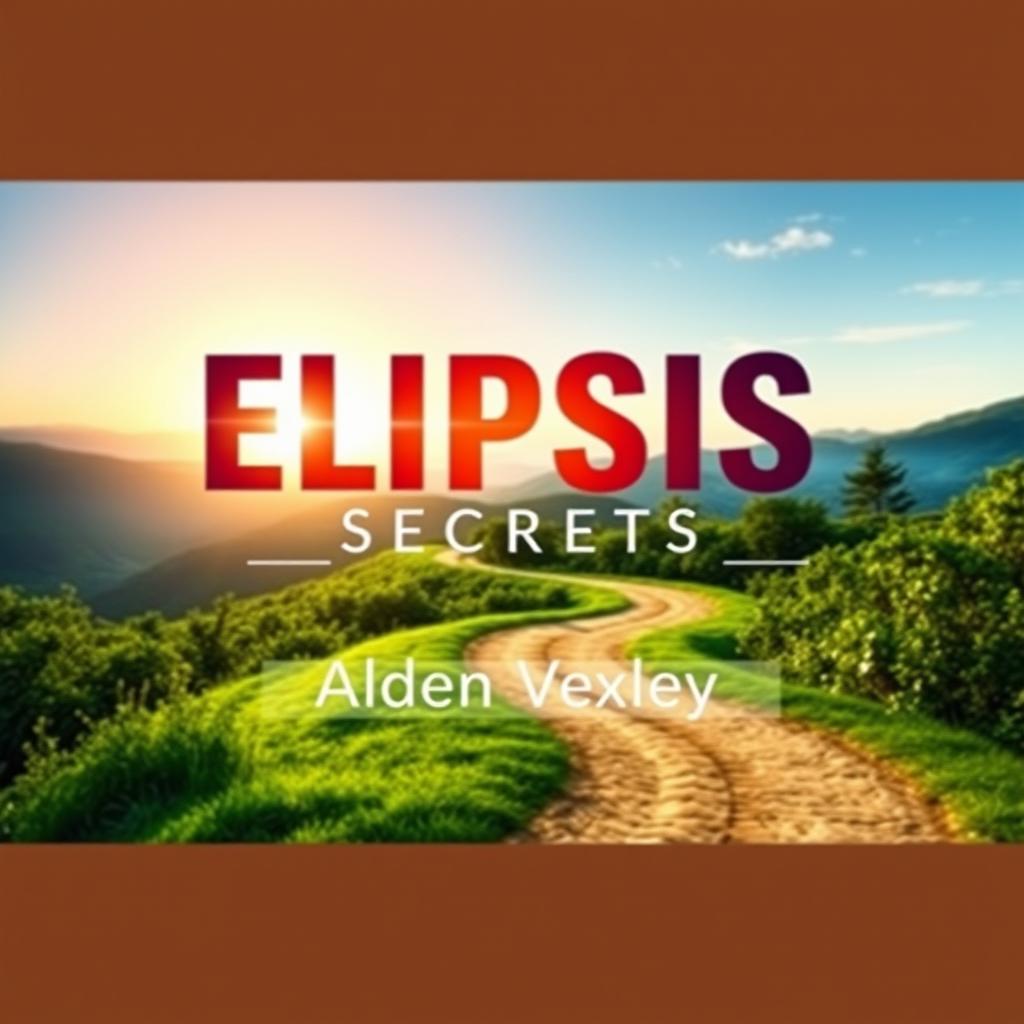 A flat book cover design featuring a serene landscape with a winding path leading toward a bright horizon symbolizing transformation