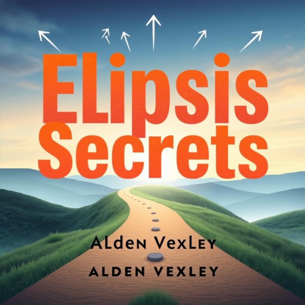 A flat book cover design titled 'Elipsis Secrets' prominently displayed in bold, eye-catching large font at the center