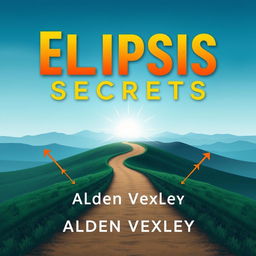 A flat book cover design titled 'Elipsis Secrets' prominently displayed in bold, eye-catching large font at the center