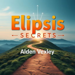 A flat book cover design titled 'Elipsis Secrets' prominently displayed in bold, eye-catching large font at the center