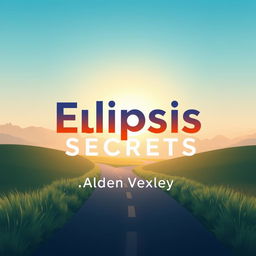 A flat book cover design titled 'Elipsis Secrets' by author Alden Vexley