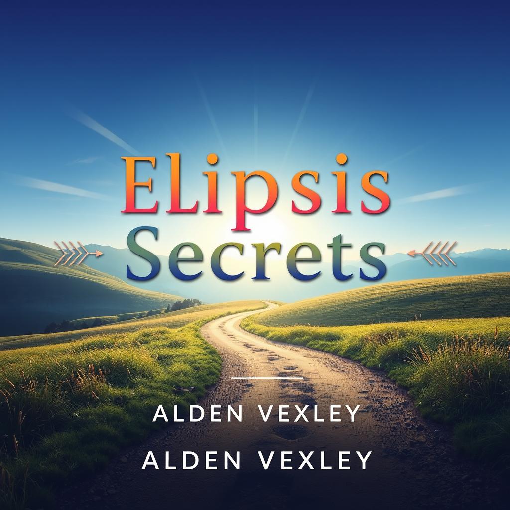 A flat book cover design titled 'Elipsis Secrets' by author Alden Vexley