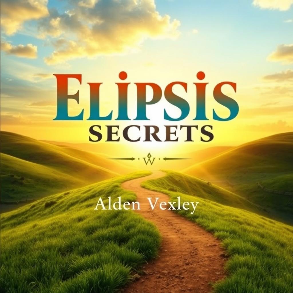 A book cover design featuring a serene landscape with a winding path leading toward a bright horizon symbolizing transformation