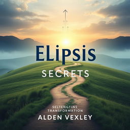 A flat book cover design titled 'Elipsis Secrets' by Alden Vexley at the bottom center in a smaller font