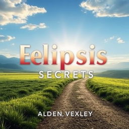 A book cover design titled 'Elipsis Secrets' prominently displayed in a bold, eye-catching large font at the center