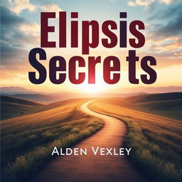 A graphic book cover design titled 'Elipsis Secrets' in bold, eye-catching large font at the center, using contrasting colors that draw attention