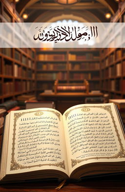 A beautifully designed Arabic dictionary titled 'المعجم اليسير لمعاني الكلمات باللغه العربيه' with intricate calligraphy on the cover