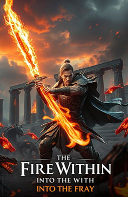 A dynamic scene from 'The Fire Within: INTO THE FRAY' featuring a fierce battle in a mystical realm