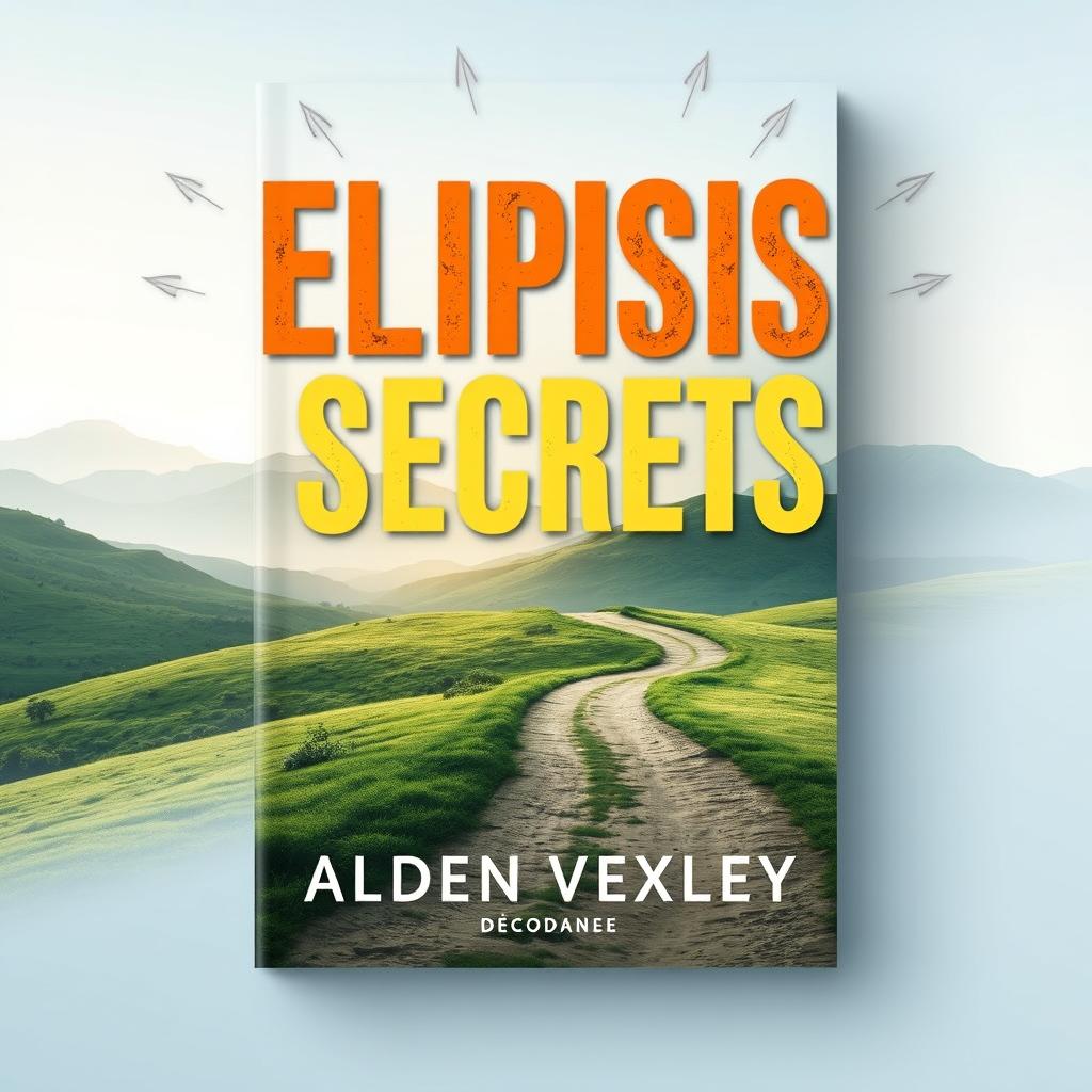 A flat book cover design titled 'Elipsis Secrets' prominently displayed in bold, eye-catching font at the center