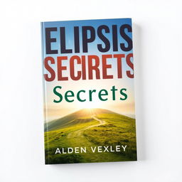 A flat book cover design titled 'Elipsis Secrets' prominently displayed in bold, eye-catching font at the center