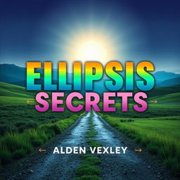 A flat book cover design featuring a realistic image of a serene landscape with a path leading toward a bright, inviting horizon, symbolizing transformation