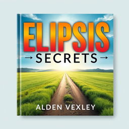 A flat book cover design featuring a realistic image of a serene landscape with a path leading toward a bright, inviting horizon, symbolizing transformation