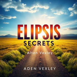 A flat book cover design featuring a realistic image of a serene landscape with a path leading toward a bright, inviting horizon, symbolizing transformation