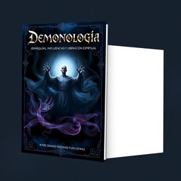Book cover design for 'Demonología: Jerarquías, Influencias y Liberación Espiritual'
