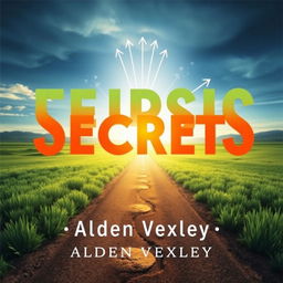 A flat book cover design featuring the title 'Elipsis Secrets' in large, bold, eye-catching font at the center of the cover, using an intriguing color contrast that draws attention