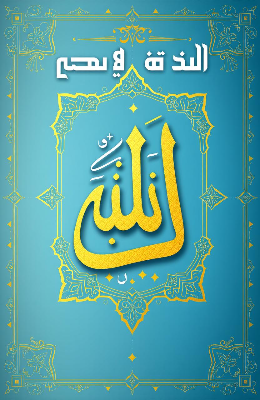 A modern and innovative book cover design for "المعجم اليسير للقرآن واللغة" featuring the Arabic letter 'ض' in a creative and artistic style that represents the richness of the Arabic language