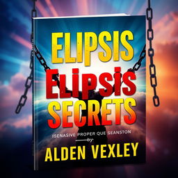A realistic and vibrant book cover for 'Elipsis Secrets' by Alden Vexley