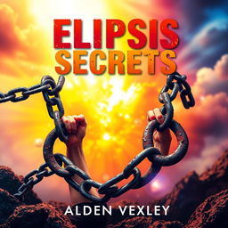 A realistic and vibrant scene that captures a powerful moment of transformation and change, featuring a person breaking free from heavy, rusted chains, symbolizing empowerment