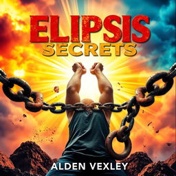 A realistic and vibrant scene that captures a powerful moment of transformation and change, featuring a person breaking free from heavy, rusted chains, symbolizing empowerment