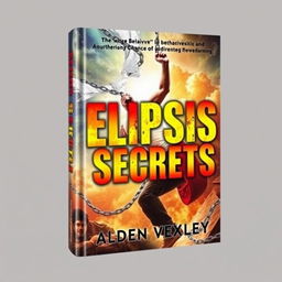 A realistic and vibrant book cover featuring a powerful scene of a person breaking free from chains, symbolizing transformation and change