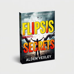 A realistic, vibrant book cover design titled 'Elipsis Secrets' by Alden Vexley