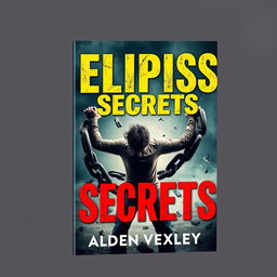 A realistic, vibrant book cover design titled 'Elipsis Secrets' by Alden Vexley
