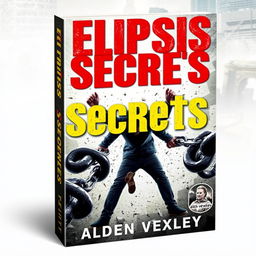 A realistic, vibrant book cover design titled 'Elipsis Secrets' by Alden Vexley