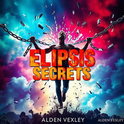 A vivid and realistic scene depicting a person breaking free from chains, symbolizing transformation and change