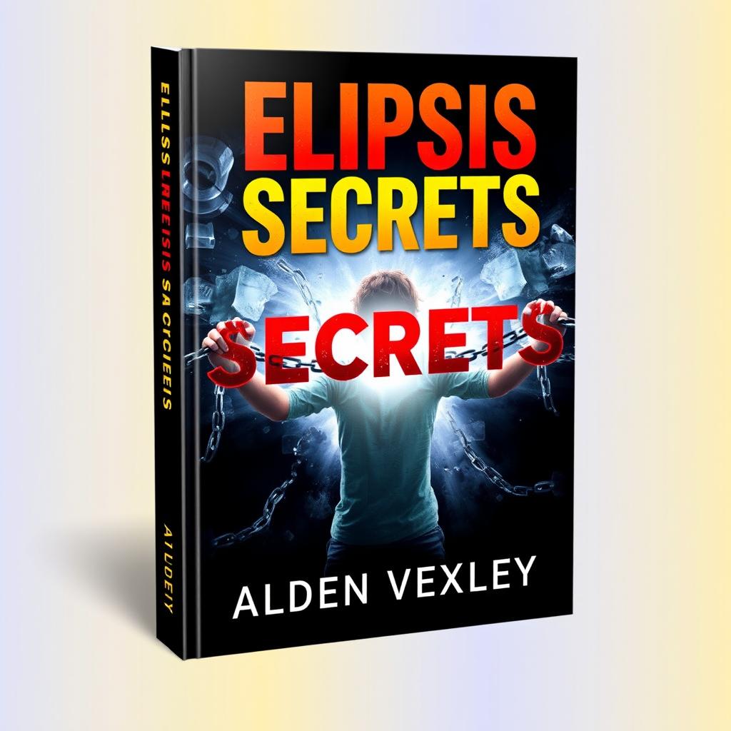 A vibrant and realistic cover design for a book titled 'Elipsis Secrets' by Alden Vexley