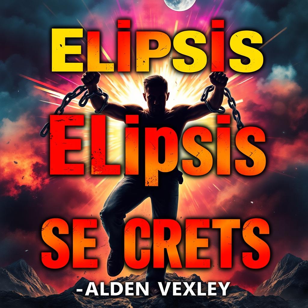 A realistic and vibrant scene featuring a person breaking free from chains, symbolizing transformation and change