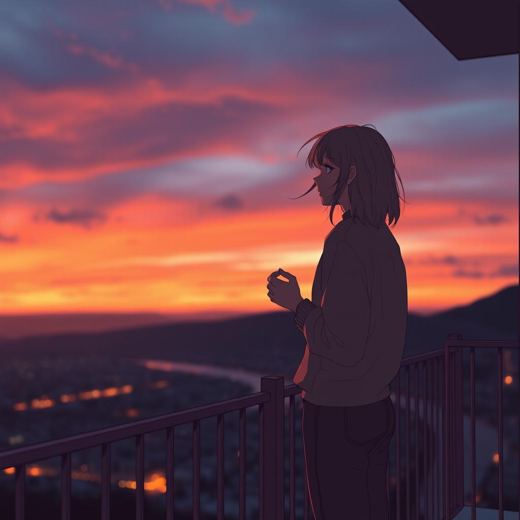 A poignant scene depicting the sense of longing and nostalgia for a secret love