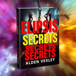 A realistic and vibrant book cover design featuring a central figure breaking free from chains, symbolizing transformation and empowerment