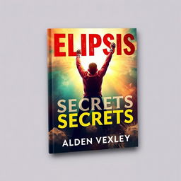 A realistic, vibrant book cover design titled 'Elipsis Secrets' by Alden Vexley