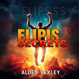 A realistic, vibrant book cover design titled 'Elipsis Secrets' by Alden Vexley