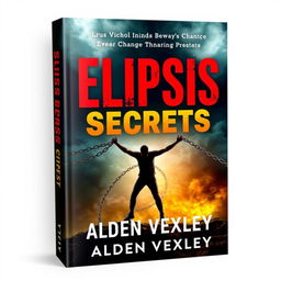 A realistic and vibrant book cover design featuring a person breaking free from chains, symbolizing empowerment and transformation