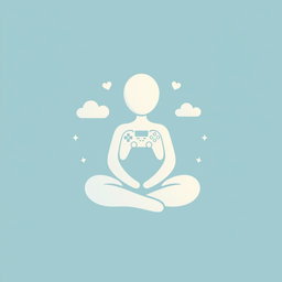 A serene and gentle symbol representing a calm, kind person