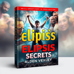 A realistic and vibrant book cover design featuring a person breaking free from chains in the center