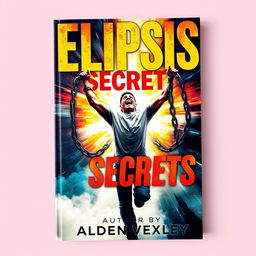 A vibrant and realistic book cover design for 'Elipsis Secrets' by Alden Vexley