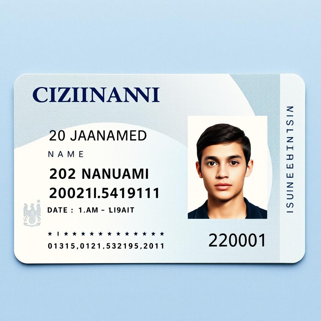 Create Your Own Stunning Citizenship ID Mock-Up