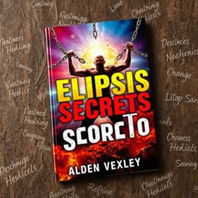 A realistic and vibrant book cover design featuring a powerful scene of a person breaking free from chains, symbolizing transformation and change