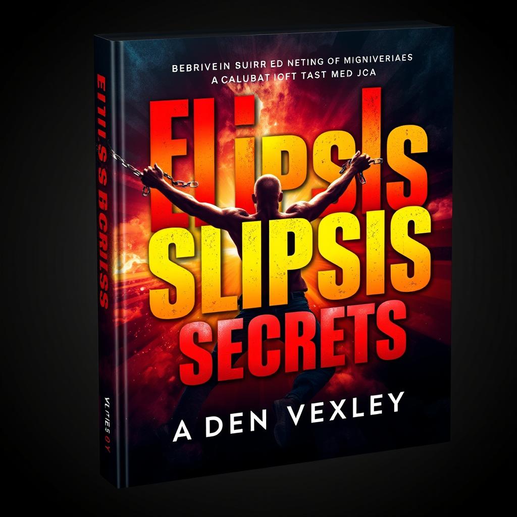 A realistic and vibrant book cover design featuring a powerful scene of a person breaking free from chains, symbolizing transformation and change