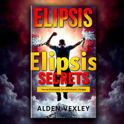 A realistic and vibrant book cover design featuring a powerful scene of a person breaking free from chains, symbolizing transformation and change