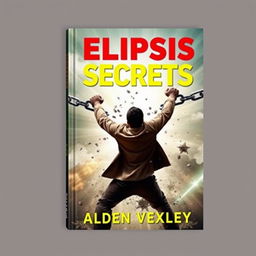 A realistic and vibrant book cover featuring a person breaking free from chains, symbolizing transformation and change