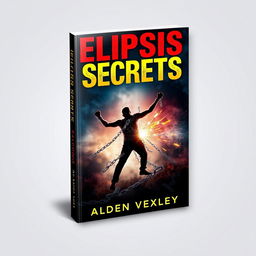 A realistic and vibrant book cover featuring a person breaking free from chains, symbolizing transformation and change