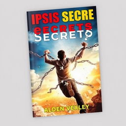 A realistic and vibrant book cover featuring a person breaking free from chains, symbolizing transformation and change