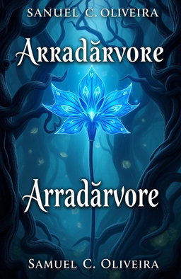 A fantasy book cover design for 'Arradárvore' by Samuel C