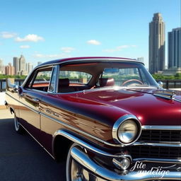 A vintage Chrysler Crown Imperial, showcasing its classic, luxurious design