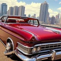 A vintage Chrysler Crown Imperial, showcasing its classic, luxurious design