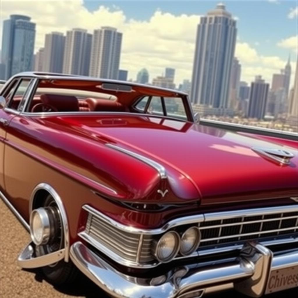 A vintage Chrysler Crown Imperial, showcasing its classic, luxurious design