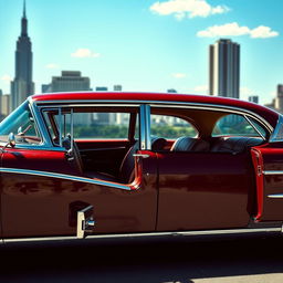 A vintage Chrysler Crown Imperial, showcasing its classic, luxurious design